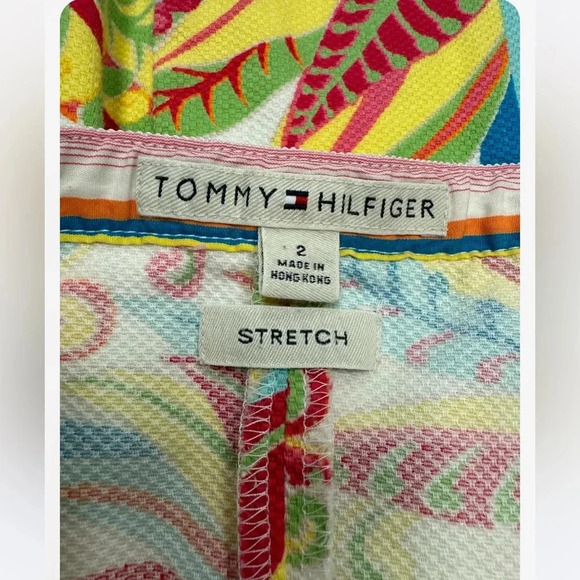 Tommy Hilfiger Tropical Floral Mini Strapless Dress Multicoloured Size 2 - Picture 7 of 8